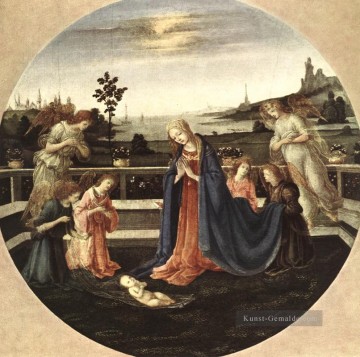  pino - Anbetung des Kindes 1480 Christentum Filippino Lippi